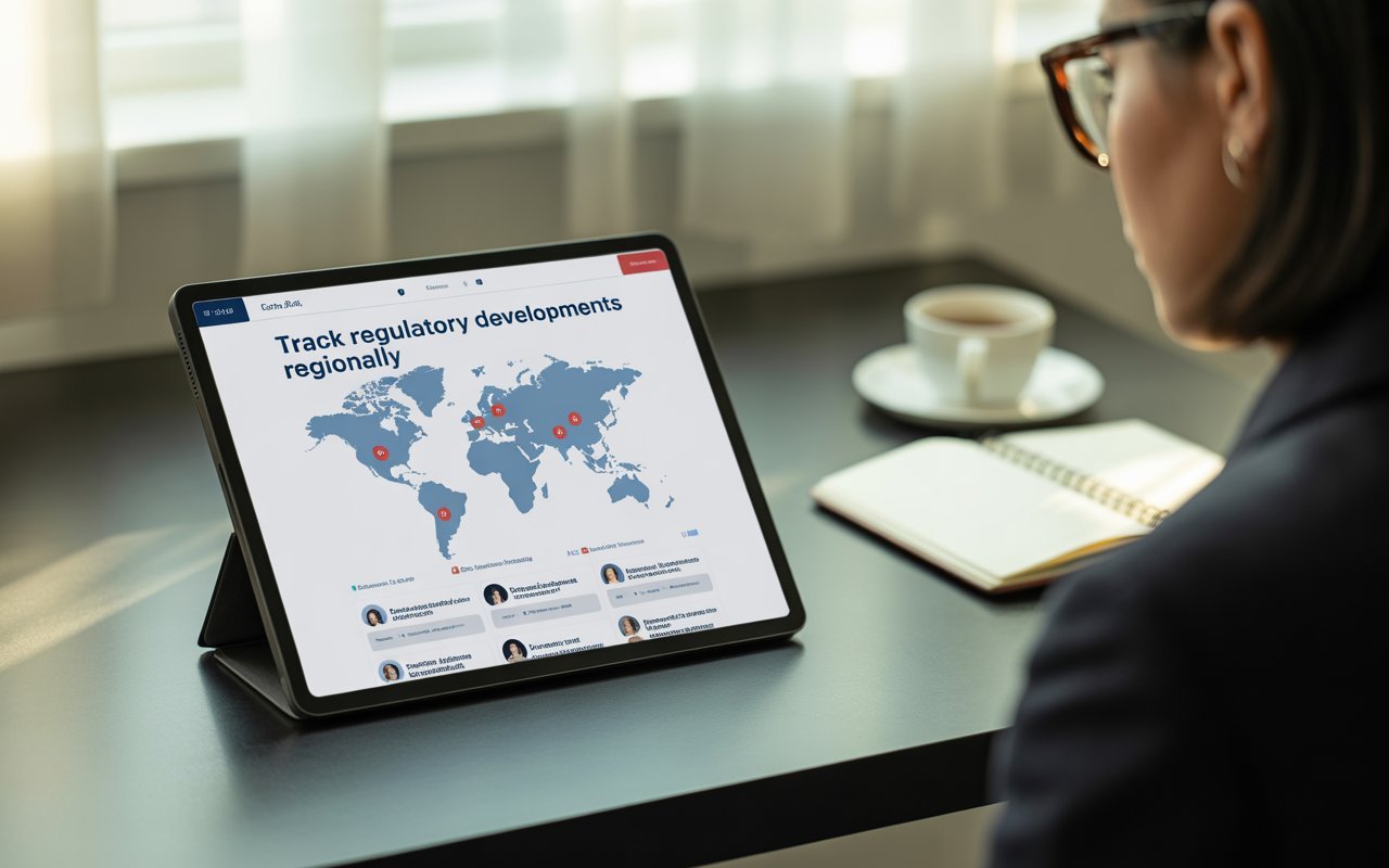 Track regulatory developments