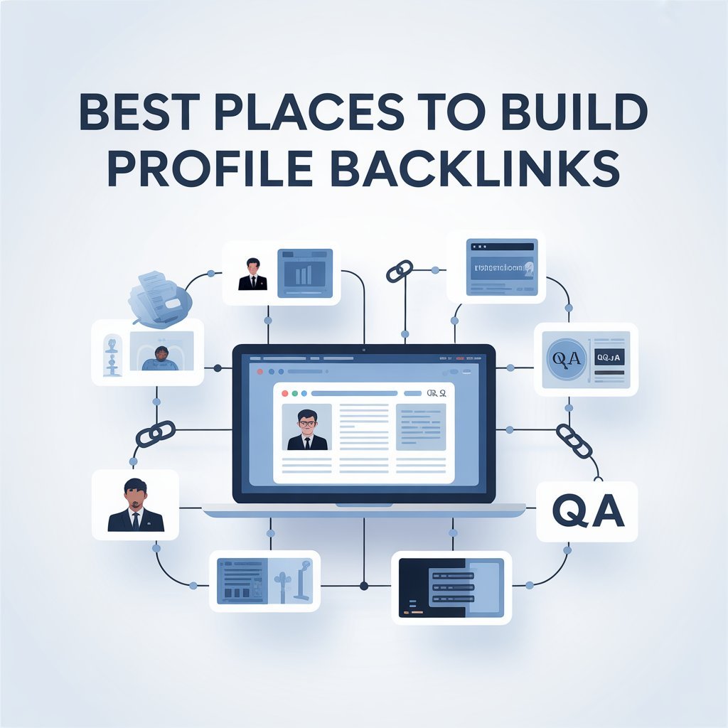 Build profile backlinks where Google already trusts.