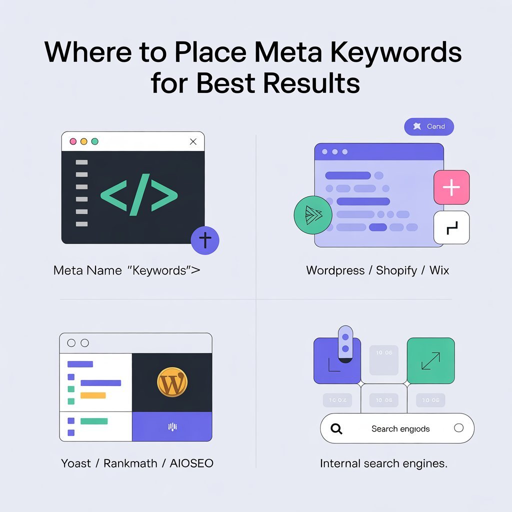 Where to Place Meta Keywords for Best Results